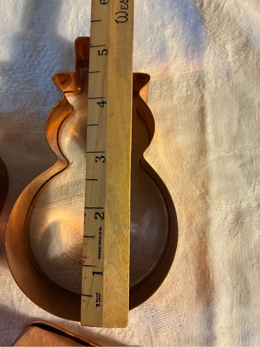 Copper Cookie Cutter Set - 5 Pieces of BIG Cookie Cutters or Play-dough Cutters